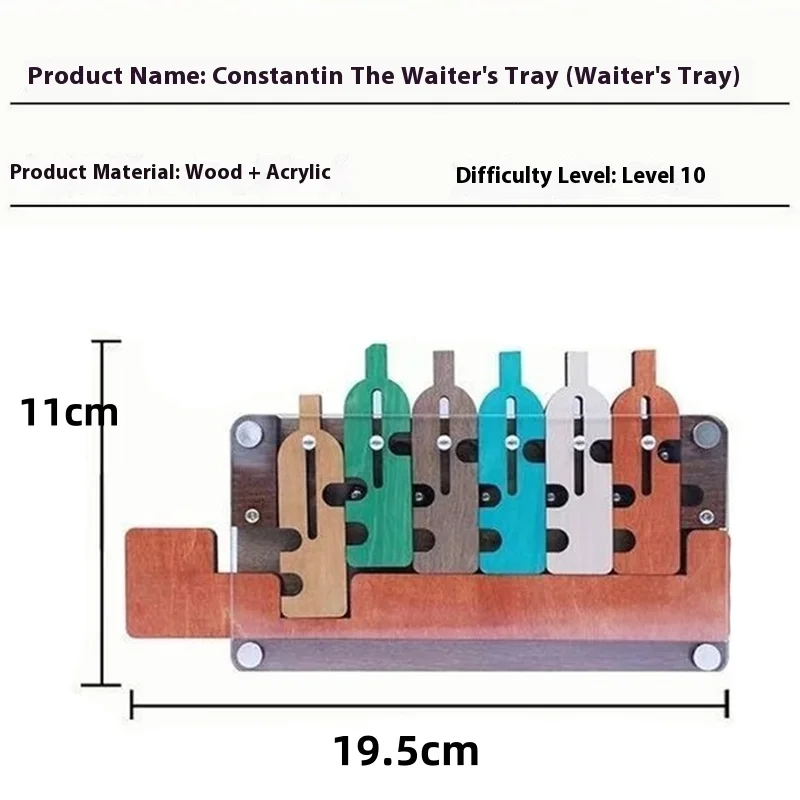 Engraçado labirinto de madeira jogo garçadores bandeja quebra-cabeça alta dificuldade iq nível melhoria brinquedos novidade presentes para crianças e adultos