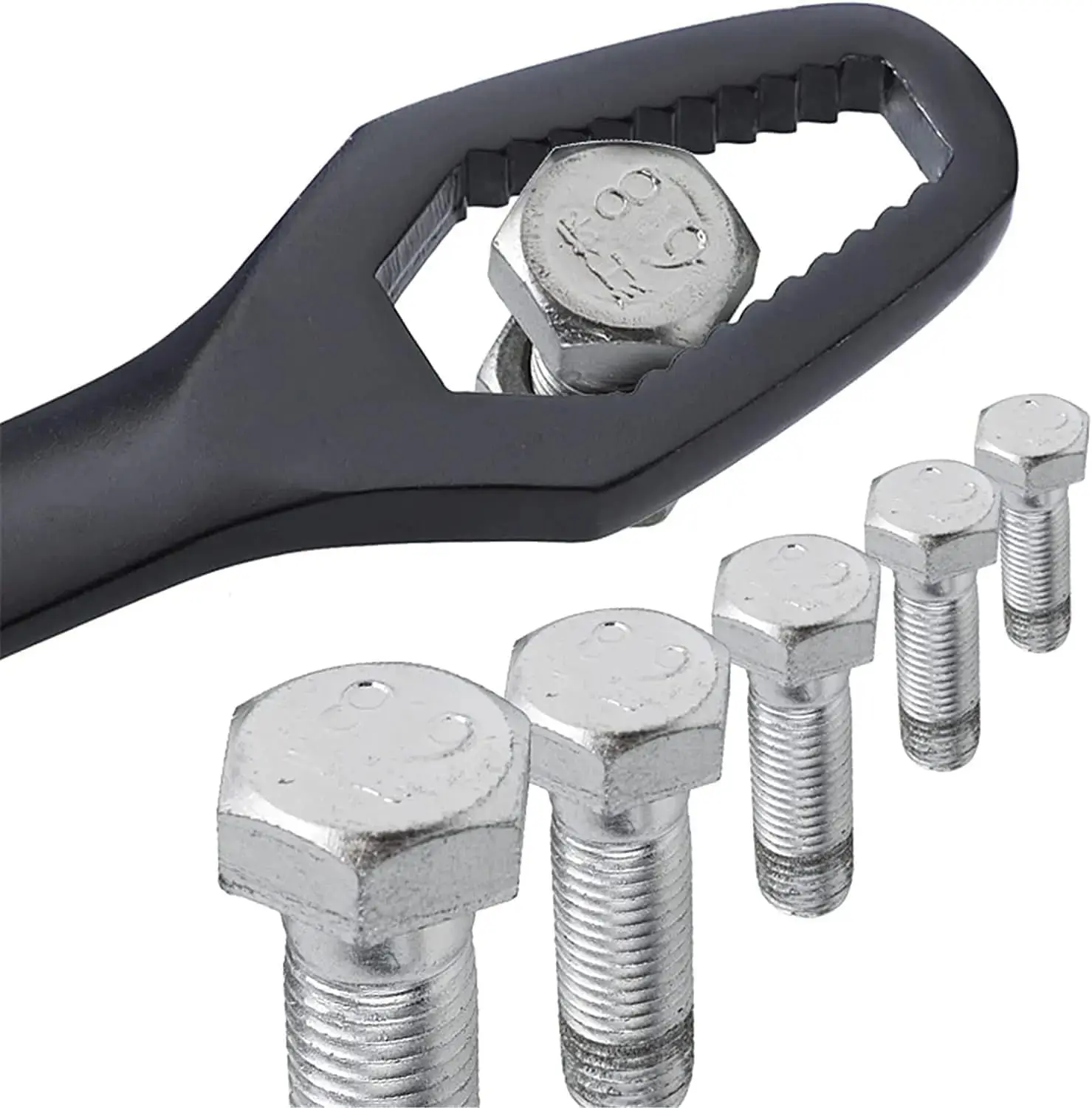 

Self-Tightening Ratchet Wrench Double-Ended 3-17mm Adjustable Spanner Labor-Saving Fast Disassembly Repair Tool for Car Home