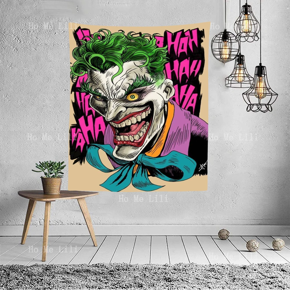 Hit Movie A Task Force Of Guilty Heroes Clown Portrait Forever Evil Room Decoration Tapestry