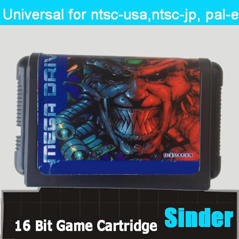 Carte de jeu Bloodshot 16 bits MD pour Sega Mega Drive pour Genesis