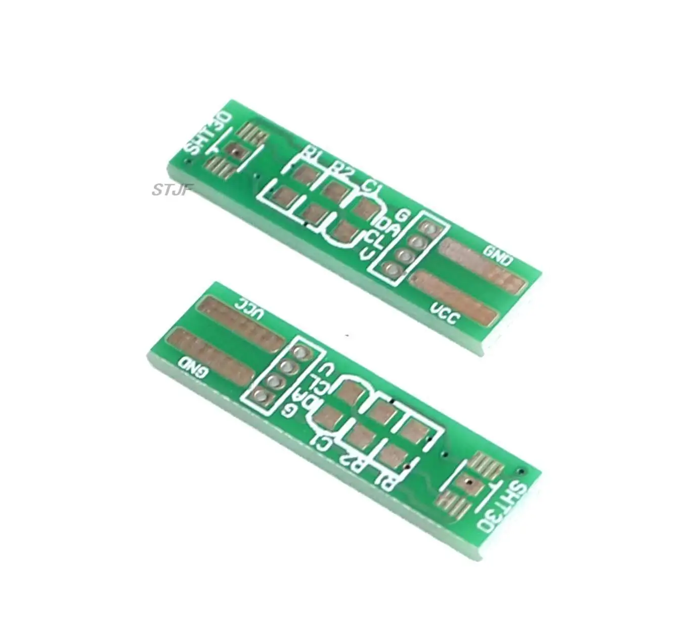 10 Stück Temperatur- und Feuchtigkeitssensor SHT30 SHT31 SHT35 Schaltung PCB Pinnwand SHT20 SHT21 SHT25 Doppelseitige Leiterplatte