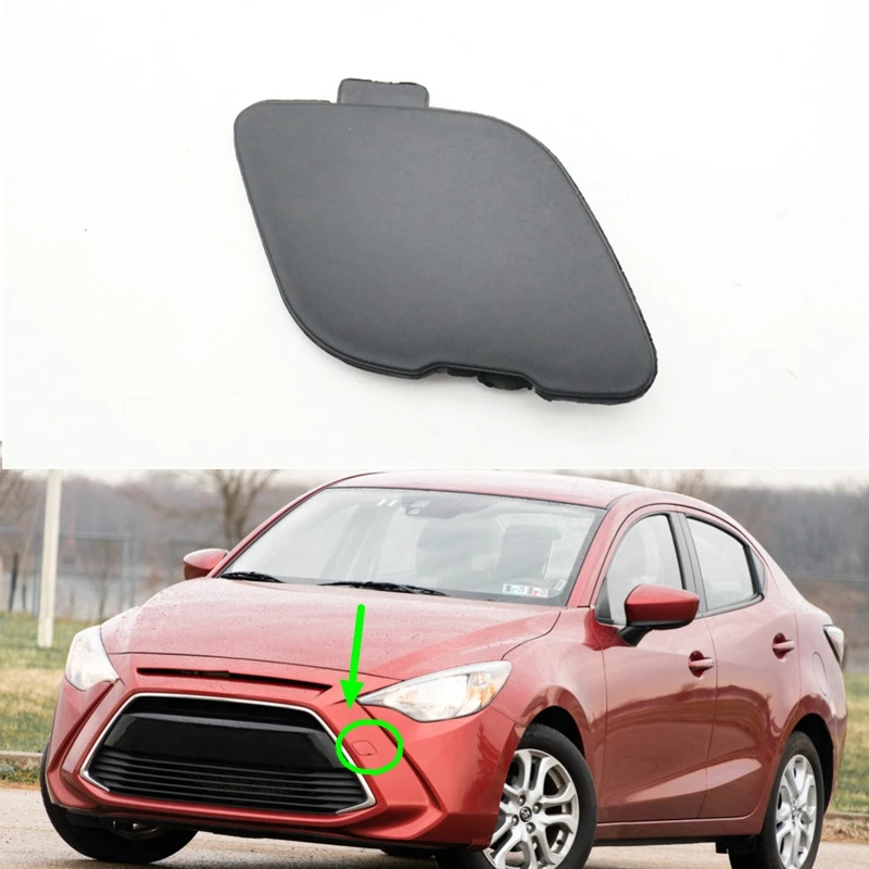 Auto Non Verniciato Gancio di Traino Anteriore Copertura Tappo Occhio Per Toyota Yaris AI Scion 2017 2018 2019 2020 Numero di Parte 52128-WB002