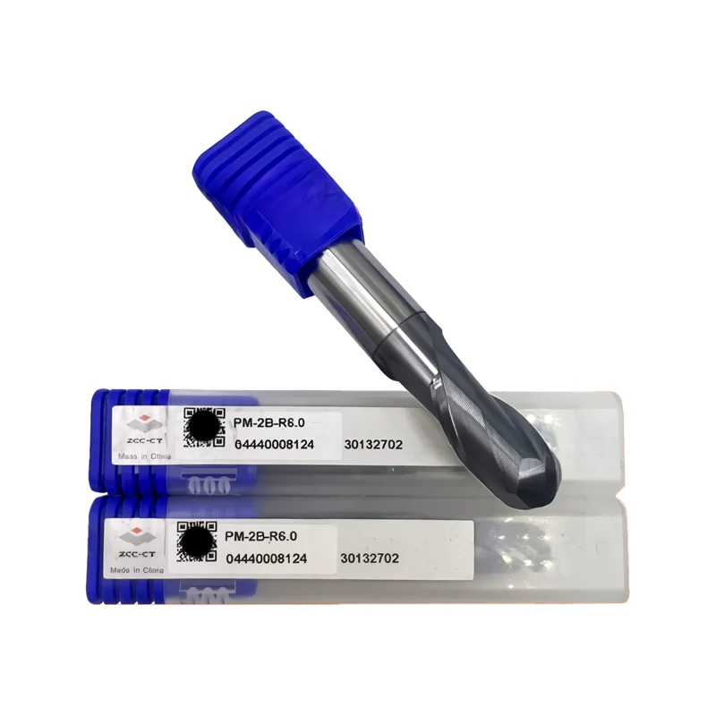 

End Mill PM-2B-R5.0 PM-2B-R6.0 PM-2B-R7.0 PM-2B-R8.0 PM-2B-R10.0 ZCCCT ball nose end mill for milling tools