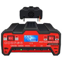 12V/24V Fully Automatic Battery Charger 5-Segment Smart Car Battery Charger Automotive Intelligent Pulse Repair Battery Charger