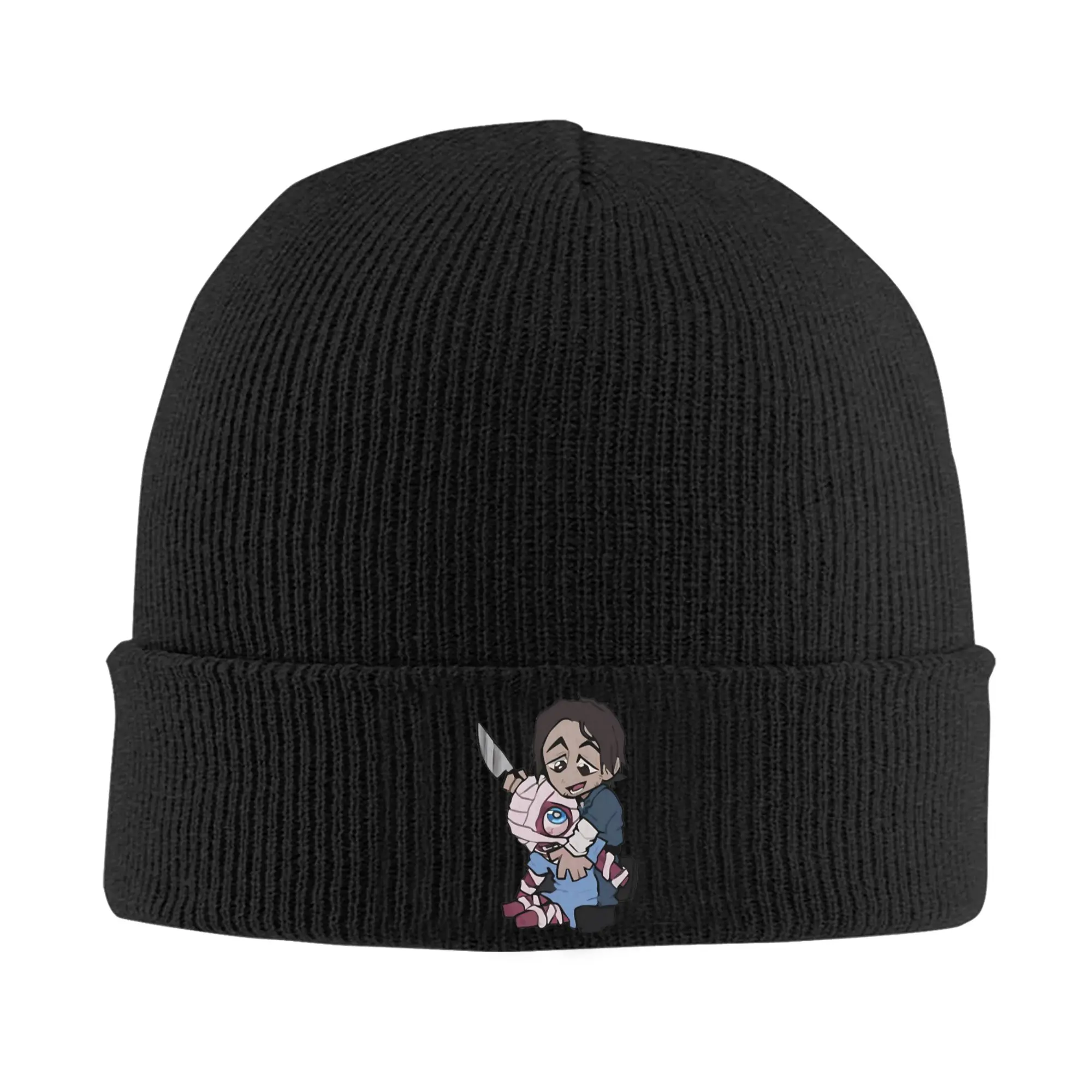 Mouthwashing Jimmy And Curly Chibis Knitted Caps Women's Men's Beanie Winter Hat Acrylic  Casual Caps