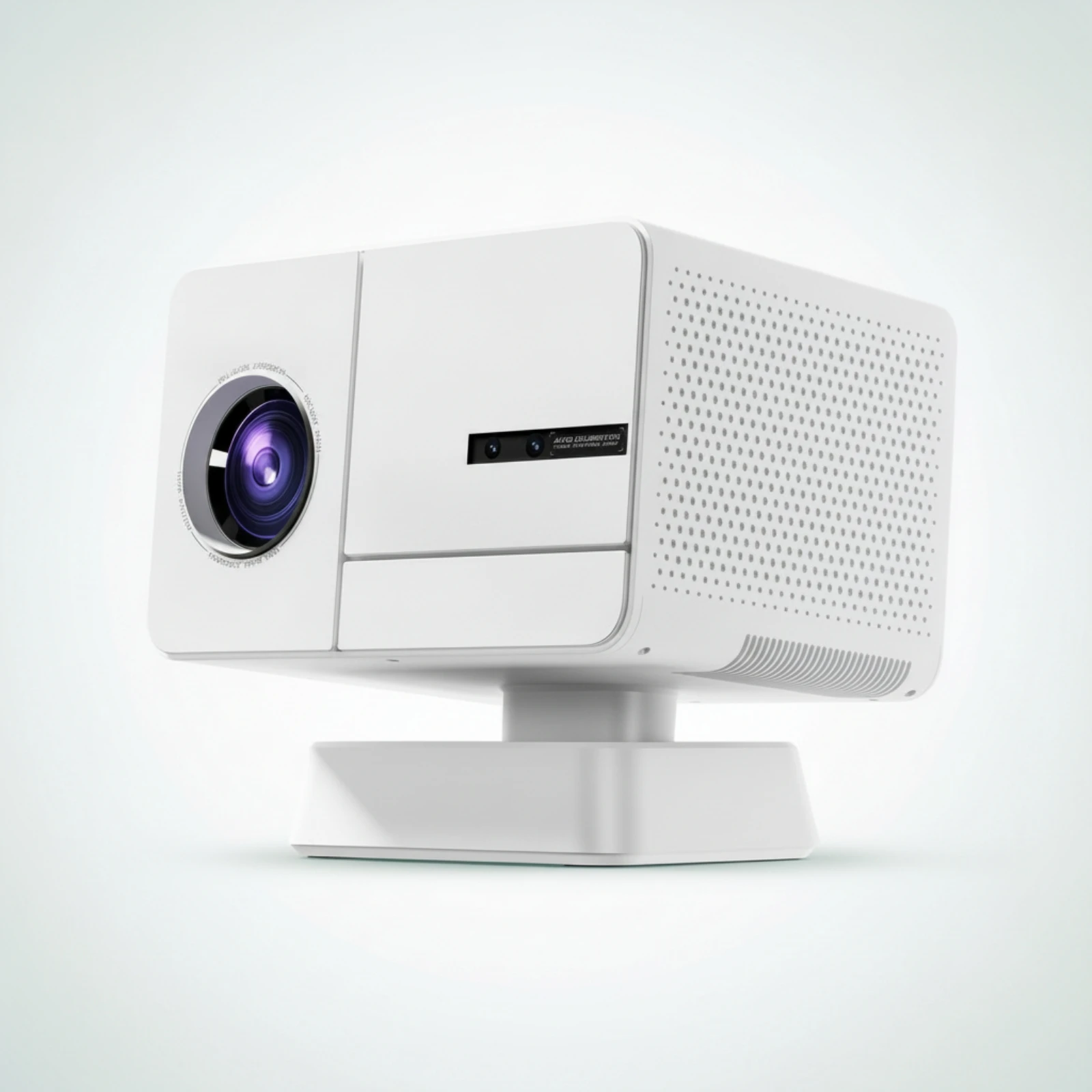 Projection Device with Stand Smart 1080p Projection Device High Brightness Wireless for Movie Lovers, Home Theater, Bedroom