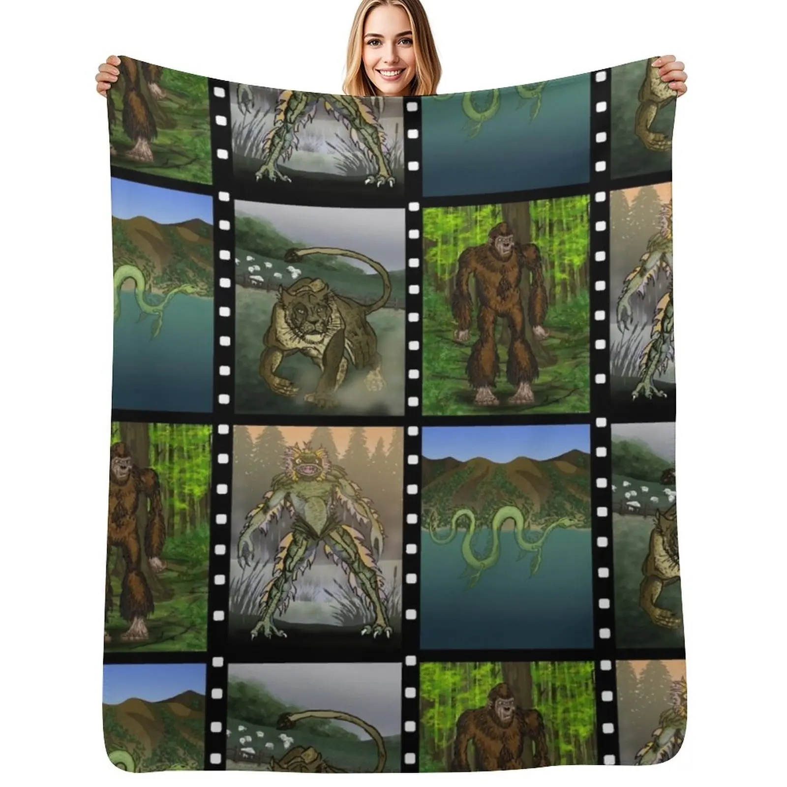 Cryptozoology, Cryptids and Forteana series 1 Throw Blanket christmas decoration funny gift Luxury Quilt Hair Vintage Blankets