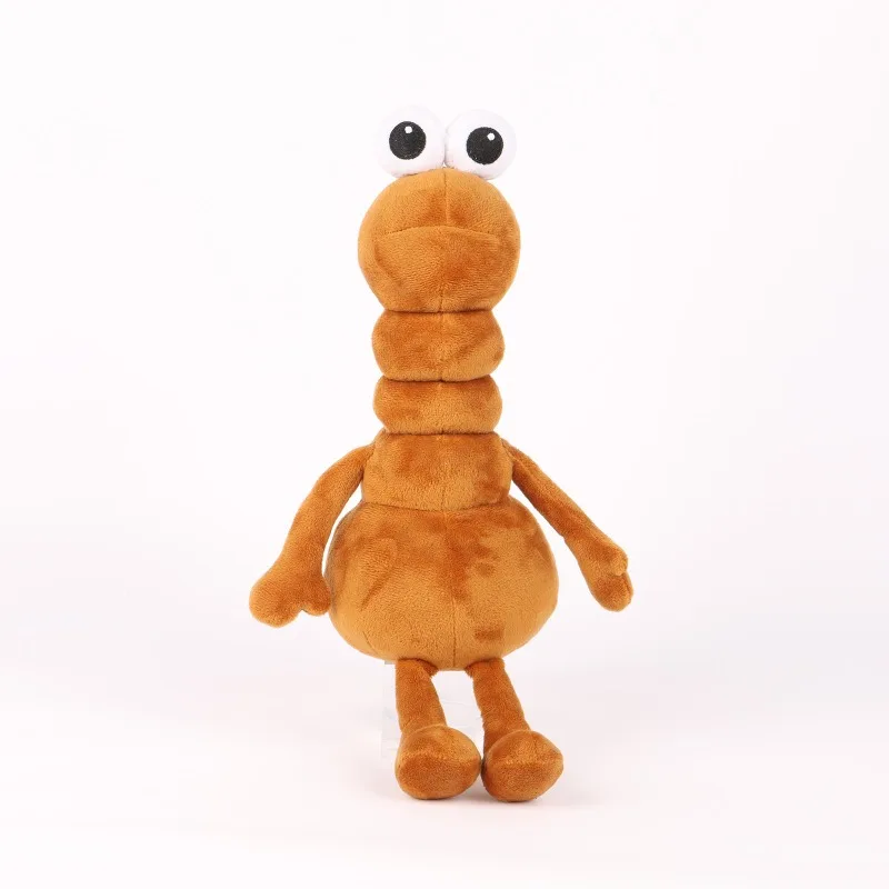 2026  Marcus The Worm Plush Toy 37cm Cute Cartoon Character Soft Stuffed Doll Plushie Collectible Gift for Kids Fans Room Decor