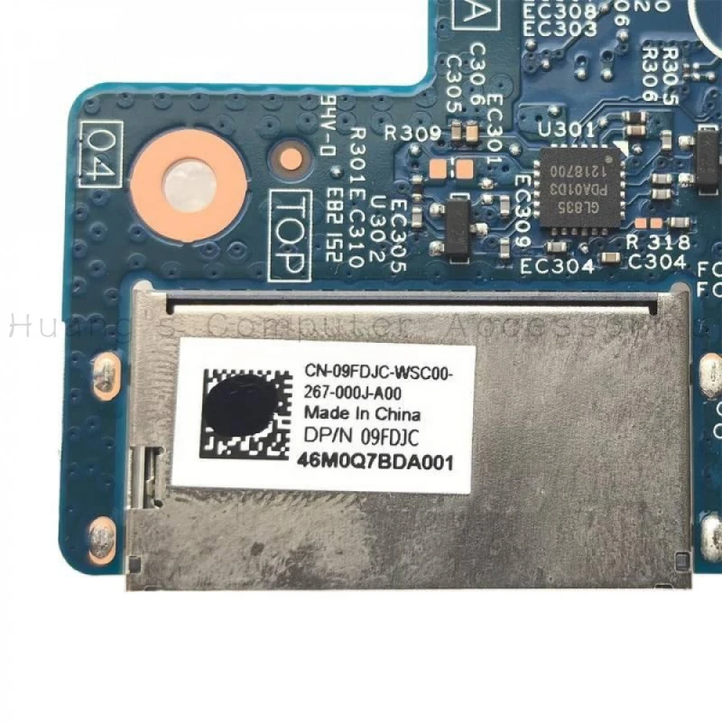 SS+PN 09FDJC New DIS IO Board USB Audio RJ45 Card Reader Port Board For Dell Vostro 16 5630 V5630 Laptop Small Circuit Board Rep