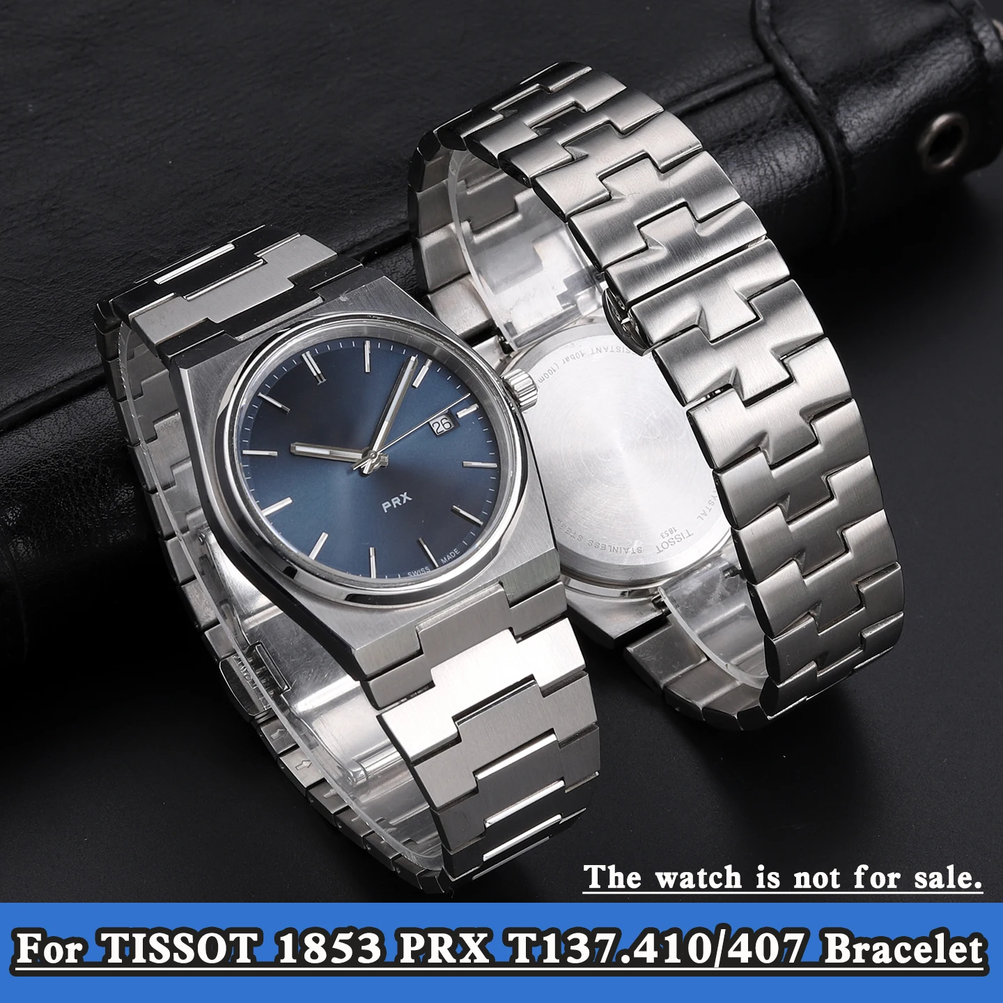 

PRX Stainless Steel Metal Bracelet For TISSOT 1853 Super Player T137 Watch Chain T137410 T137407A Waterproof Watchband 27-12mm