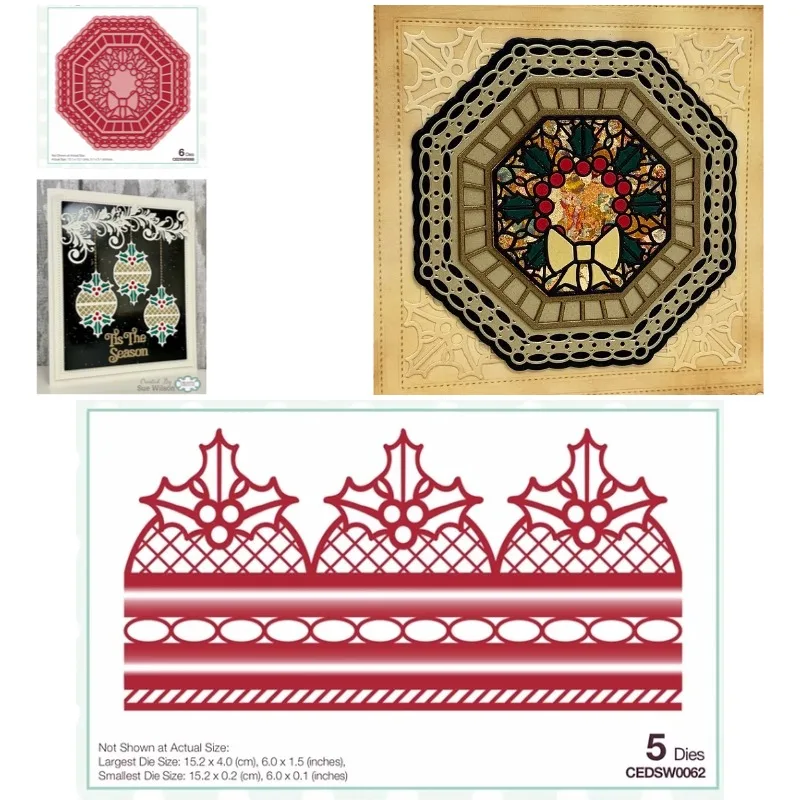 Christmas Angel Timeless Winter Snowflakes Cutting Dies Scrapbook Diary Decoration Stencil Embossing Template DIY Greeting Card
