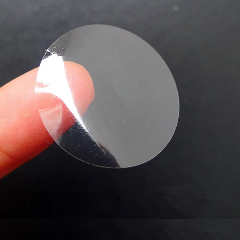 

500 шт. круглых прозрачных самоклеящихся наклеек-пломб для подарков, креативные этикетки для упаковки, декор для вечеринок