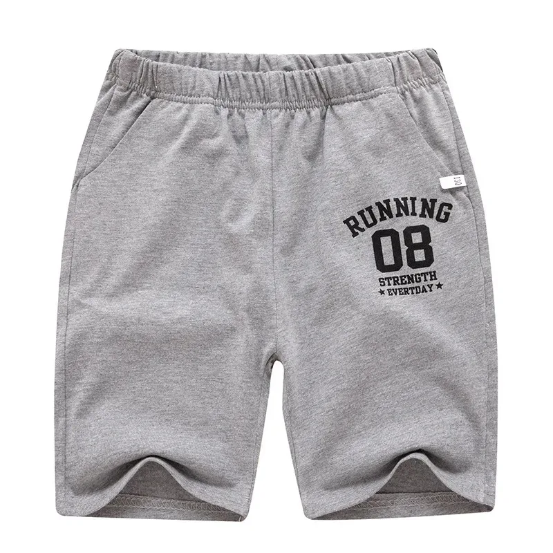 2024 Childrens New Fashionable Summer Cool Shorts for Boys Leisure Elastic Waist Comfortable Cotton Sports Shorts 2-14 Years Old