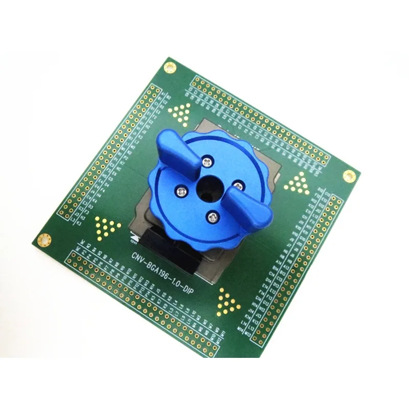 For Probe BGA196 Test Seat Programming Seat IC Aging Seat BGA196 Gold Plated Pitch 1.0mm with Board