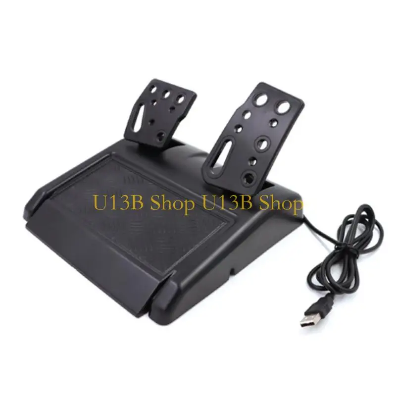 U13B 4 في 1 عجلة قيادة للألعاب مع الدواسات 180 درجة التناوب عجلة القيادة USB CAR