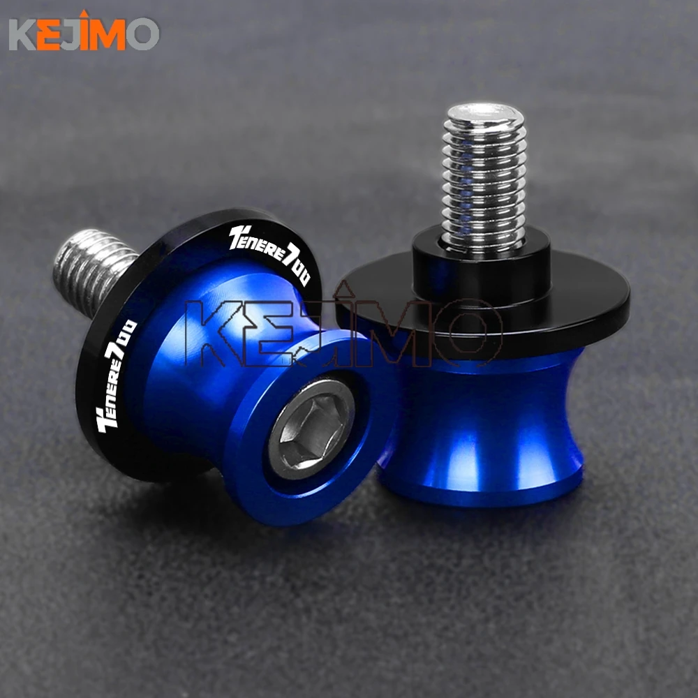 

For yamaha Tenere700 T7 Rally TENERE 700 2022 2023 2024 2025 2026 CNC Aluminum Motorcycle M6 Swingarm Spools Slider Stand Screws