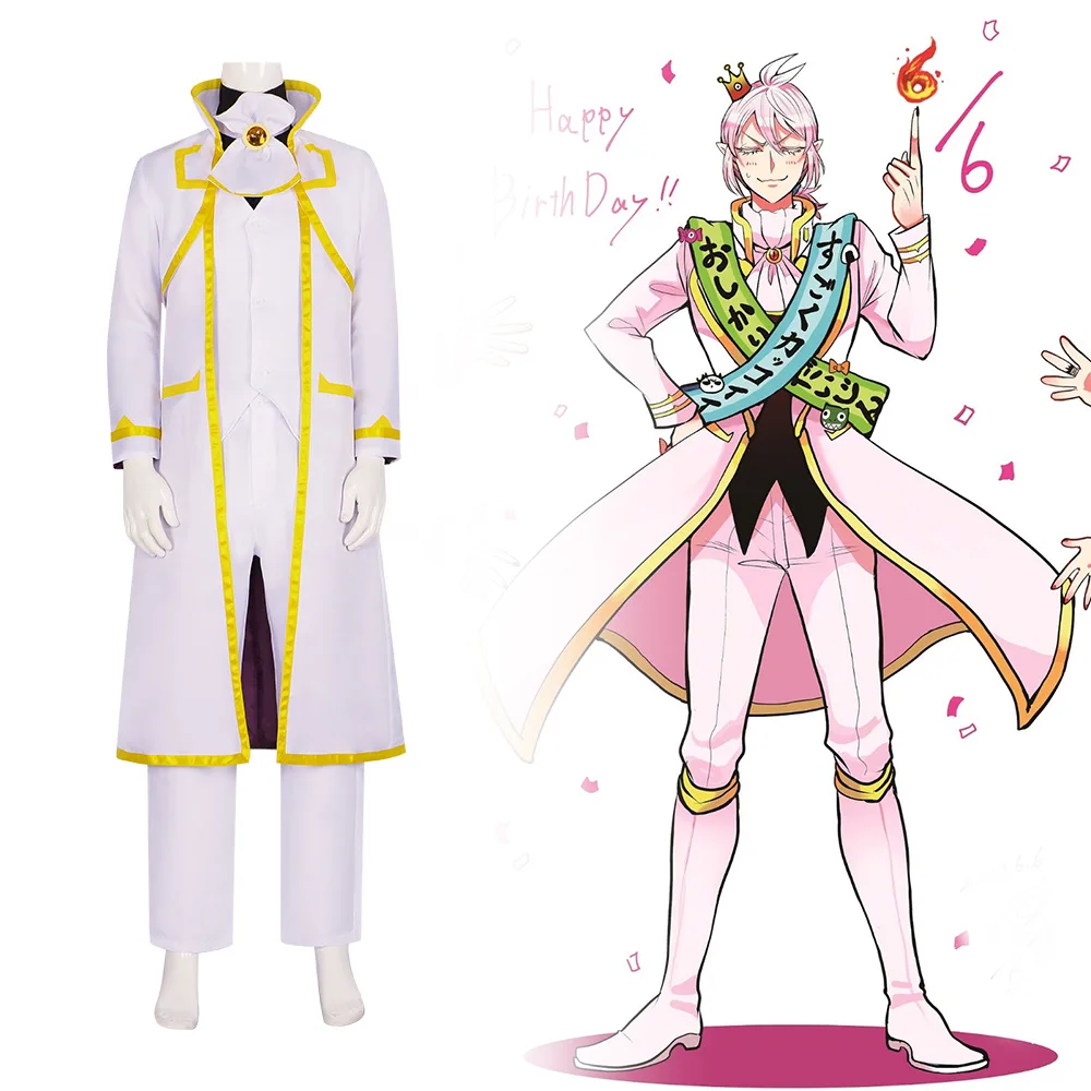 

Костюм для косплея Iruma-kun Possessed Asmodeus Ellis, карнавальный костюм аниме, комплект мужской и женской униформы