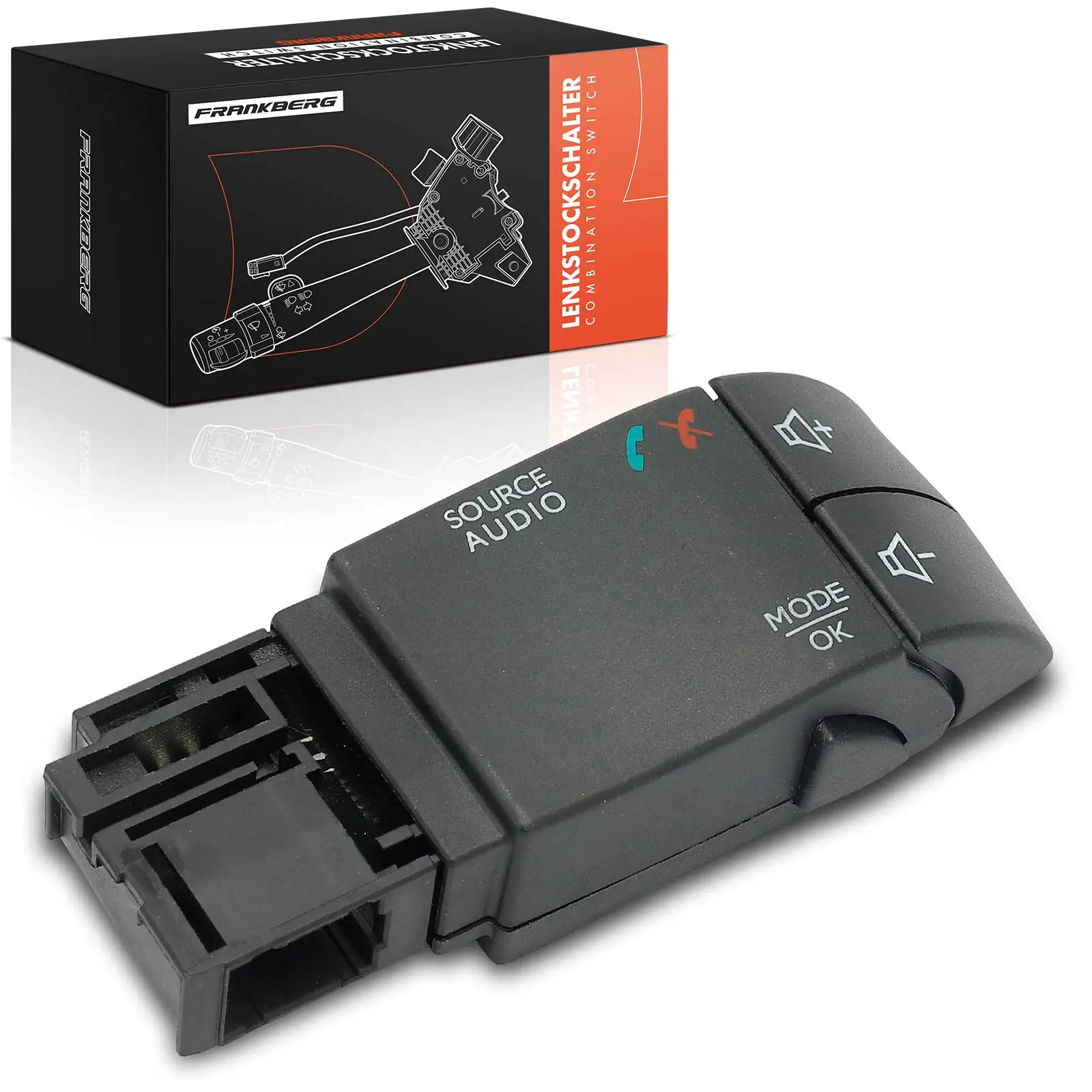 Frankberg 1x Combinatieschakelaar Stuurschakelaar voor Dacia Dokker Express Renault Captur I Trafic II 255522448R
