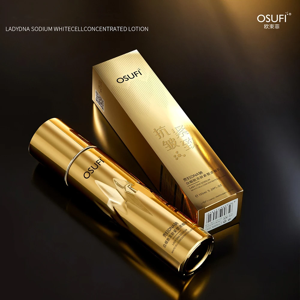 

OSUFI DNA Sodium White Blood Cell Freeze Aging Tight Plastic Concentrated Water Face Lotion Moisturizing Skin Brighten emulsion