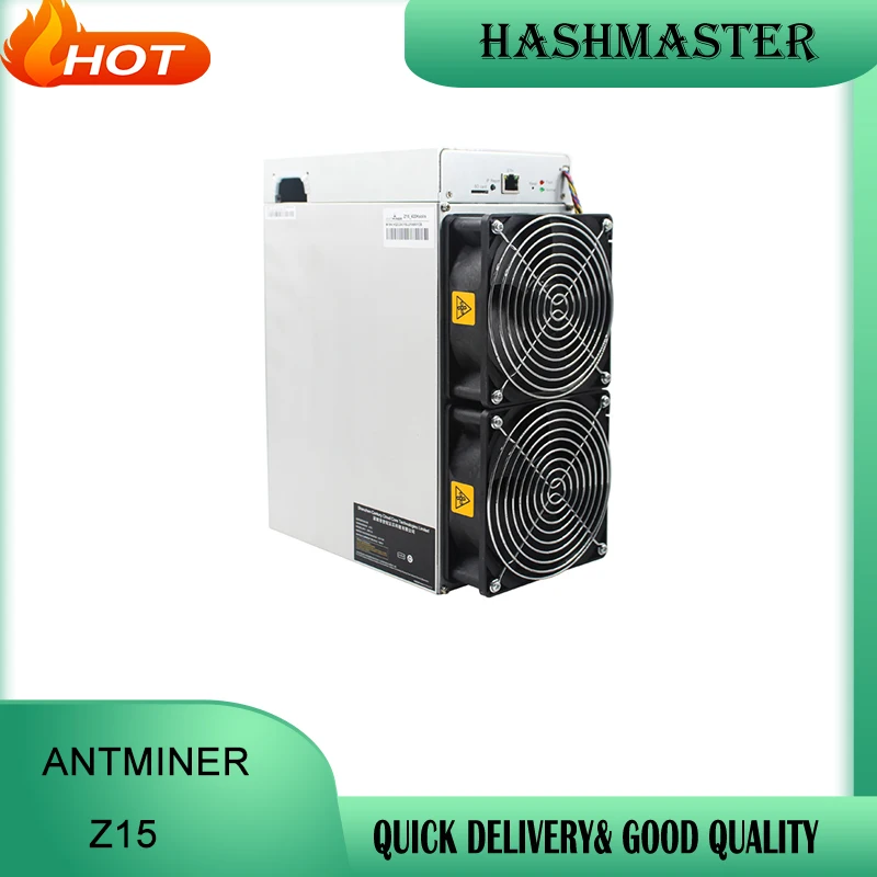 

Antminer Z15 420KSOL/S With PSU Equihash Algorithm Zcash Miner Z15 From Bitmain Mining SHA-256 Algorithm