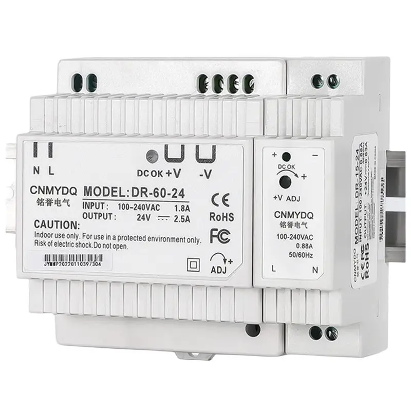 A96K-Single Output DC 24V DIN Rail Switch Power Supply Industrial Transformer Small Volume 100-240V Switching Power