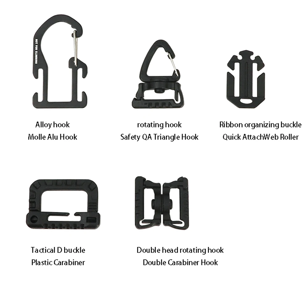 Outdoor Woojin Alloy double Head Rotating D-ring imported WJ fastener quick Release Replacement Rotating Kook