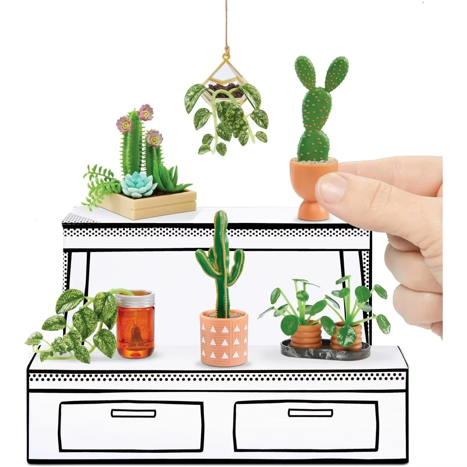 Originele Miniverse Botanicals Mini Plant Potted Flower Farm Eettafel Set Blind Box Diy Figure Halloween Verjaardagscadeau Speelgoed