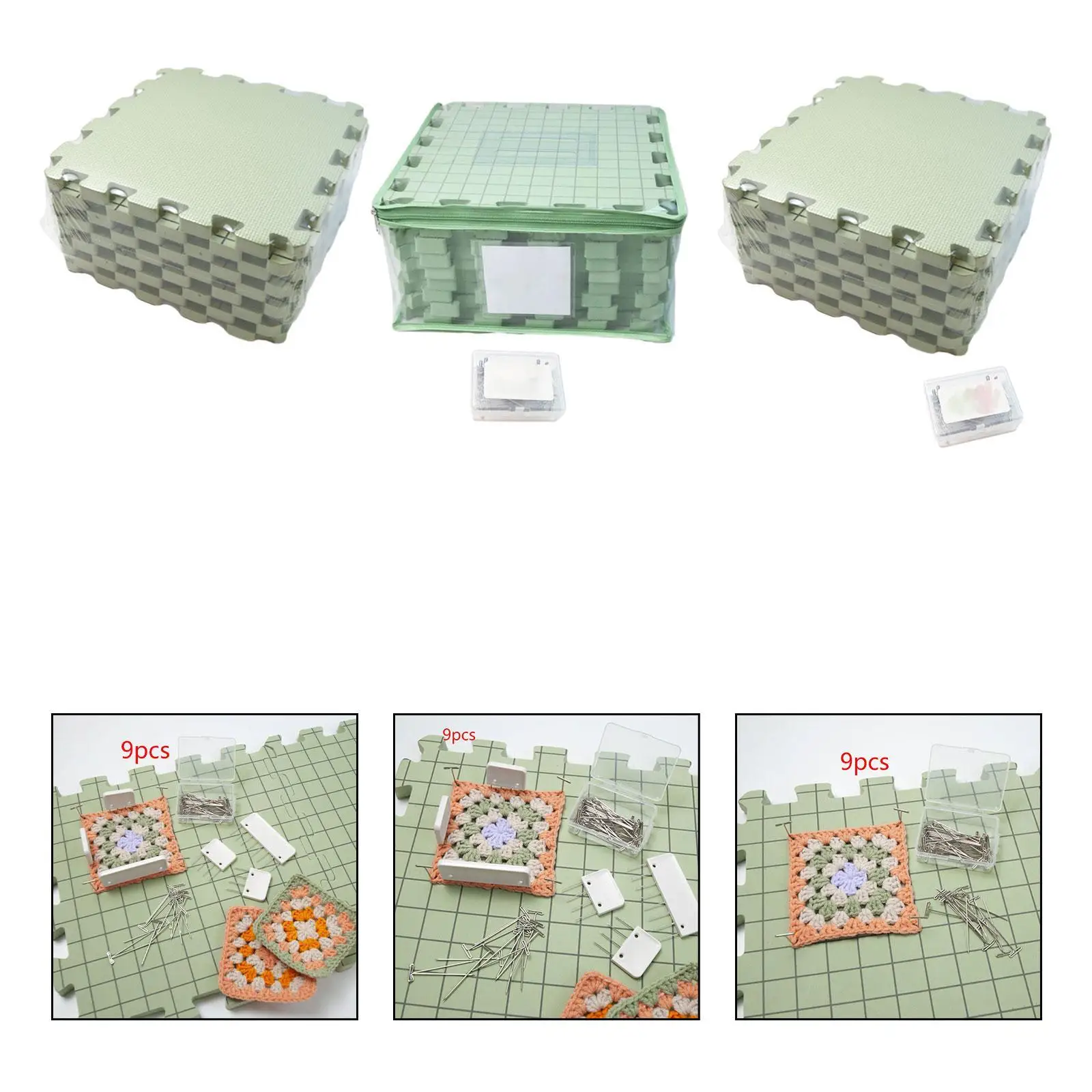 

Блокирующие коврики для вязания, легкие многофункциональные блокирующие доски для вязания крючком для шитья, рукоделия, вязания крючком, вышивки для женщин