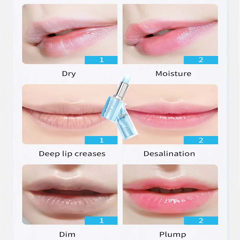 

Hyaluronic Acid Lip Plump Serum Increase Lip Elasticity Reduce Fine Lines Instant Volumising Essential Oil Repair Nourish Sexy B