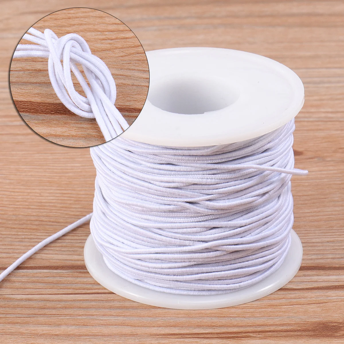 1 Roll 50M Elastic Line Wearing Elastic Band Handmade Beads DIY Manual Wiring Line Beading Cord Strong Rope for Bracelet Jewelry