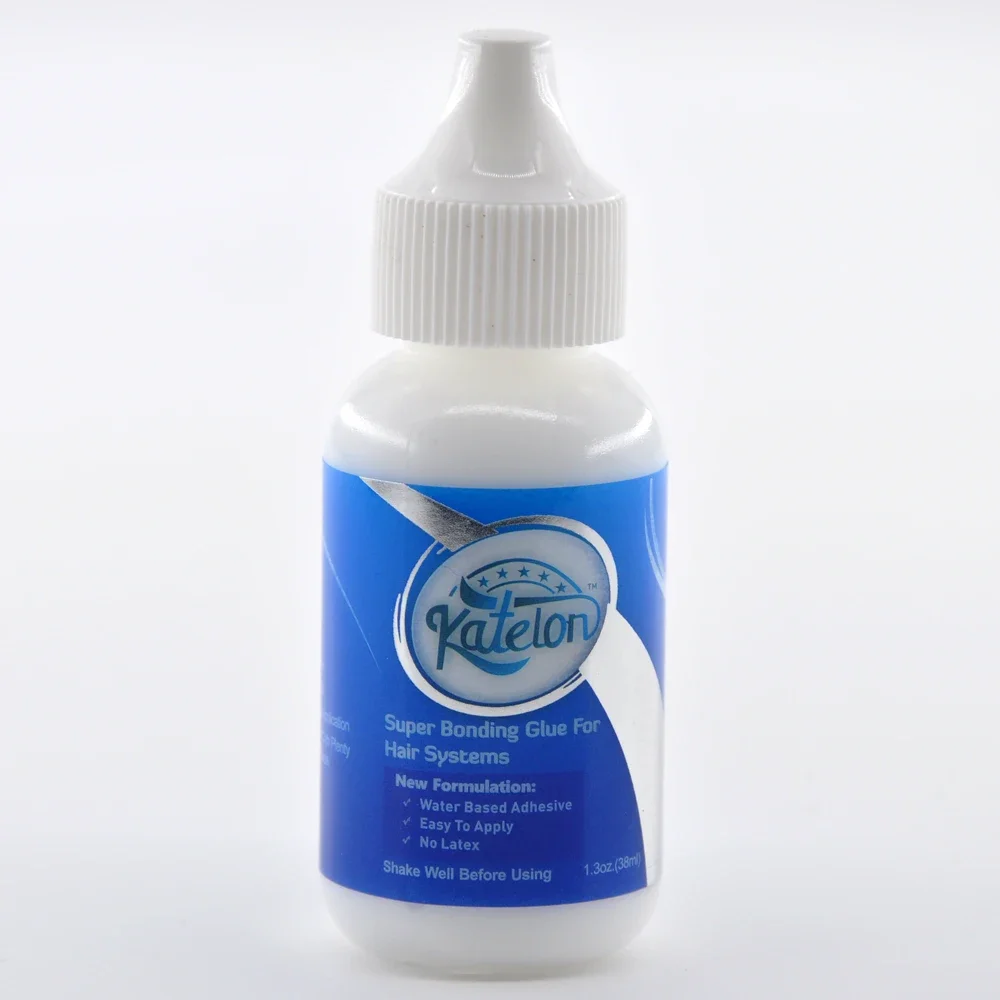 1.3OZ(38ml) Private Label Super Waterproof Bonding Adhesive Lace Glue Wig clear for Hair Systems Lace Wig Glue and Remover