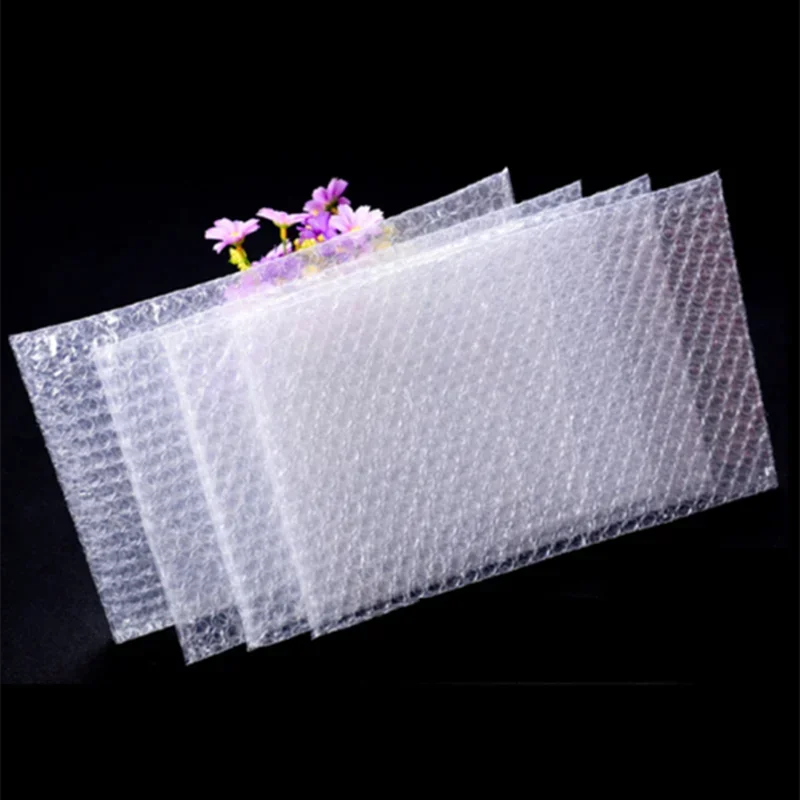 

100/250/1000pcs 10x20cm Plastic Wrap Clear Bubble Bags PE Shockproof Packaging Envelope Bags Double Film Bubble Express Bag