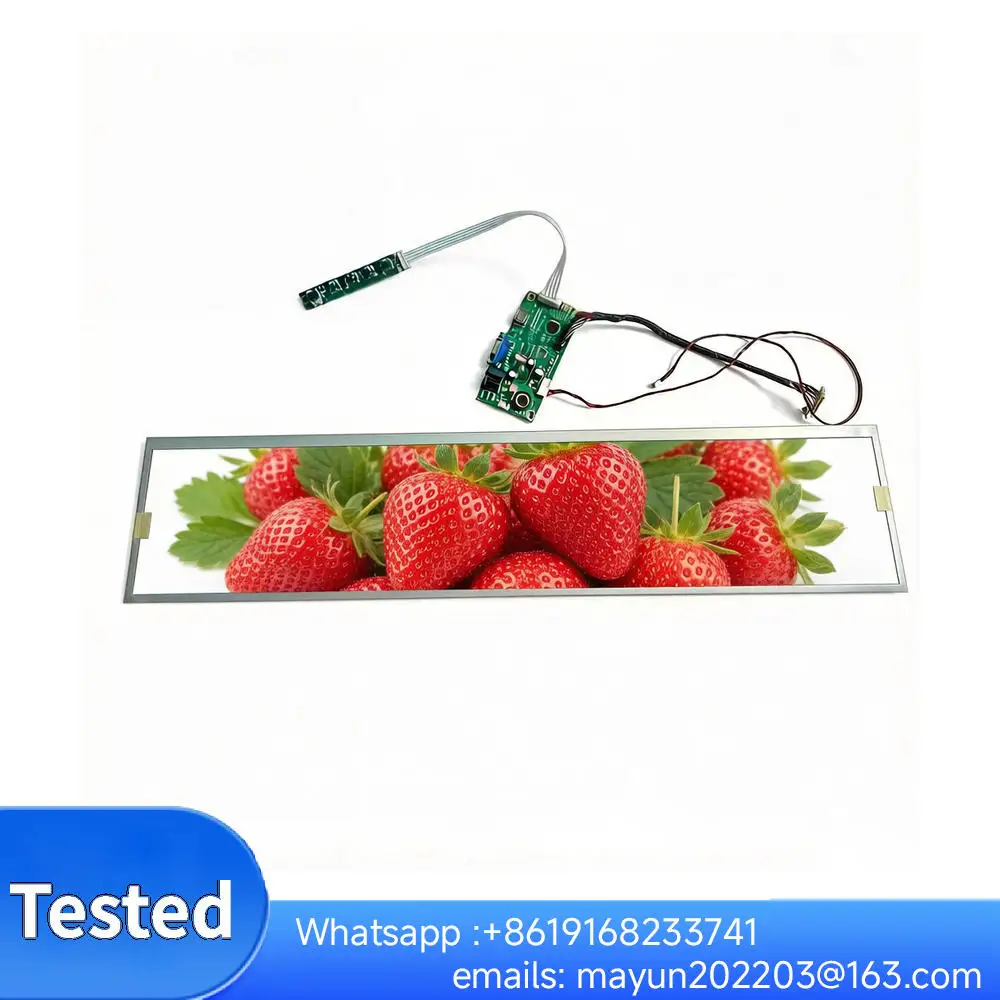 24-inch 1920×360 stretched bar LCD display DV240FBM-NB0,includes controller board.