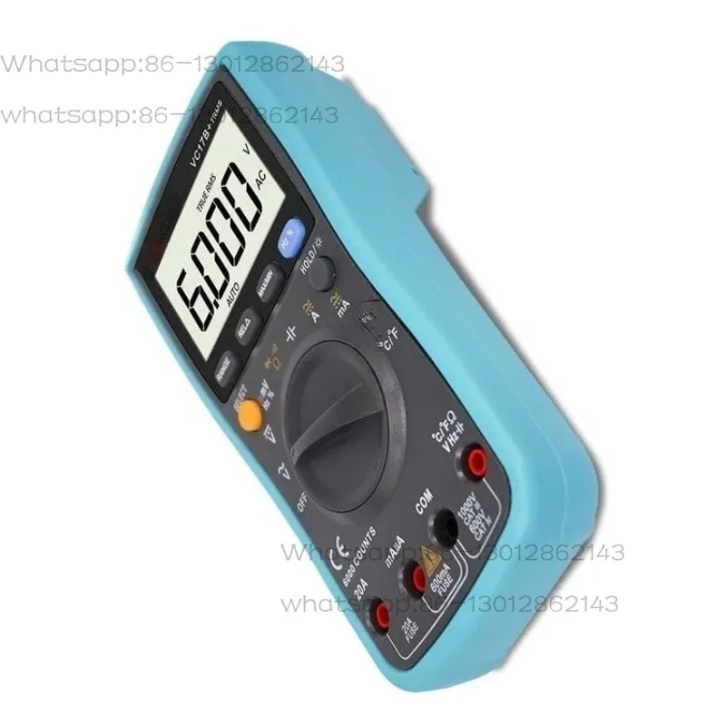 VC17B Auto Range Digital Multimeter, High Precision Intelligent Auto Ranging Electrical Tester