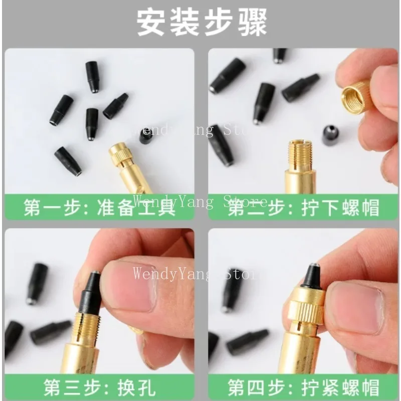 Suitable for DIY Belt Punching, Silent , Multifunctional Leather Carving , Air Hole , Round Punching
