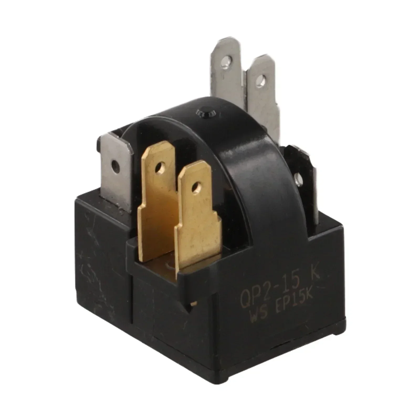 Relé de arranque de refrigerador QP2-15H de 6 pines con protección contra sobrecarga para seguridad de compresores en electrodomésticos y comerciales