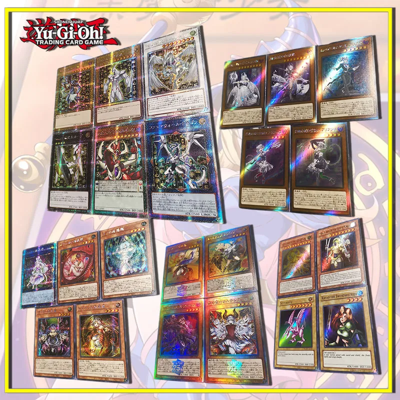 Yu-Gi-Oh Caltesia, the Saint of Hech The Call of Silver City Youshili DIY homemade flash card boy Toy collection Birthday gift