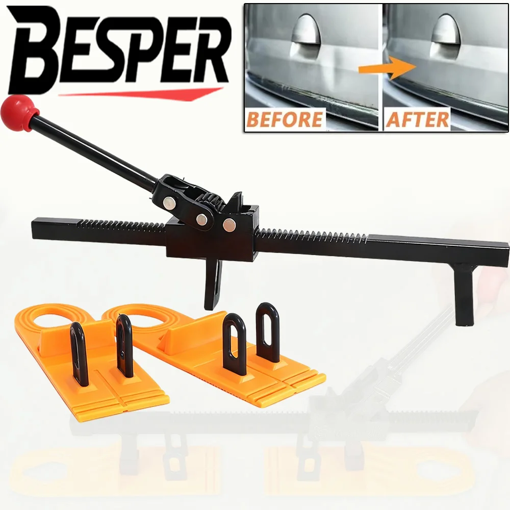 Kit de Herramientas para Reparación de Abolladuras de Coche, Extractor Manual de Expansión con 2 Puntas Adhesivas para Eliminar Abolladuras de Carrocería