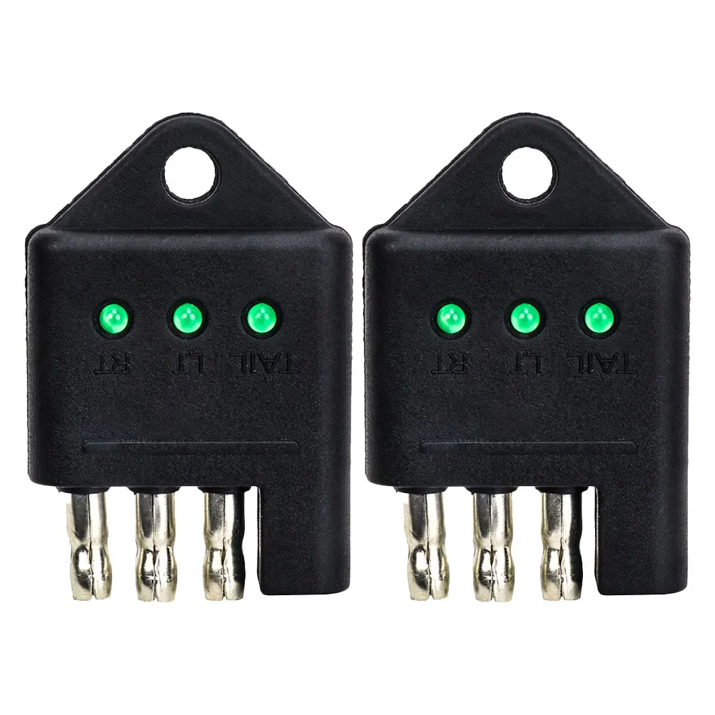 

Trailer Tester Rv Plug Adapter Camper Connector Brake Light Accessory Multi Pin Commercial Part