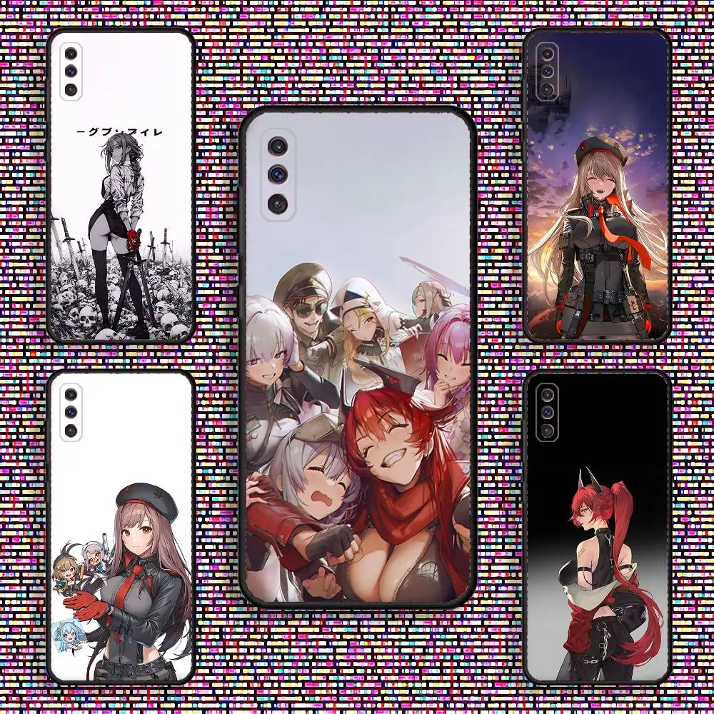 

Goddess Victory NIKKE Phone Case For Samsung S 25,24,23,22,30,21,10,9,Ultra,Plus,Lite,FE,4,5 G Black Soft Case