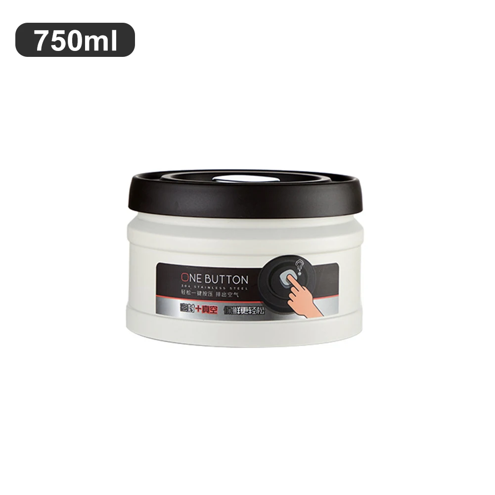MYVIT Kaffeebohnen Vakuum Versiegelter Tank Edelstahl Getreide Tee Nuss Lagerung Vakuum Luftdicht Versiegelte Dosen Küche Lagerung Organizer 6