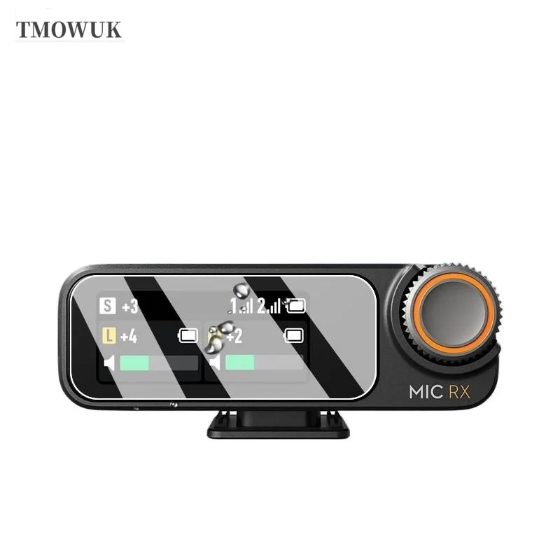 Protector de pantalla de vidrio templado duradero y transparente para DJI Mic Mic 2