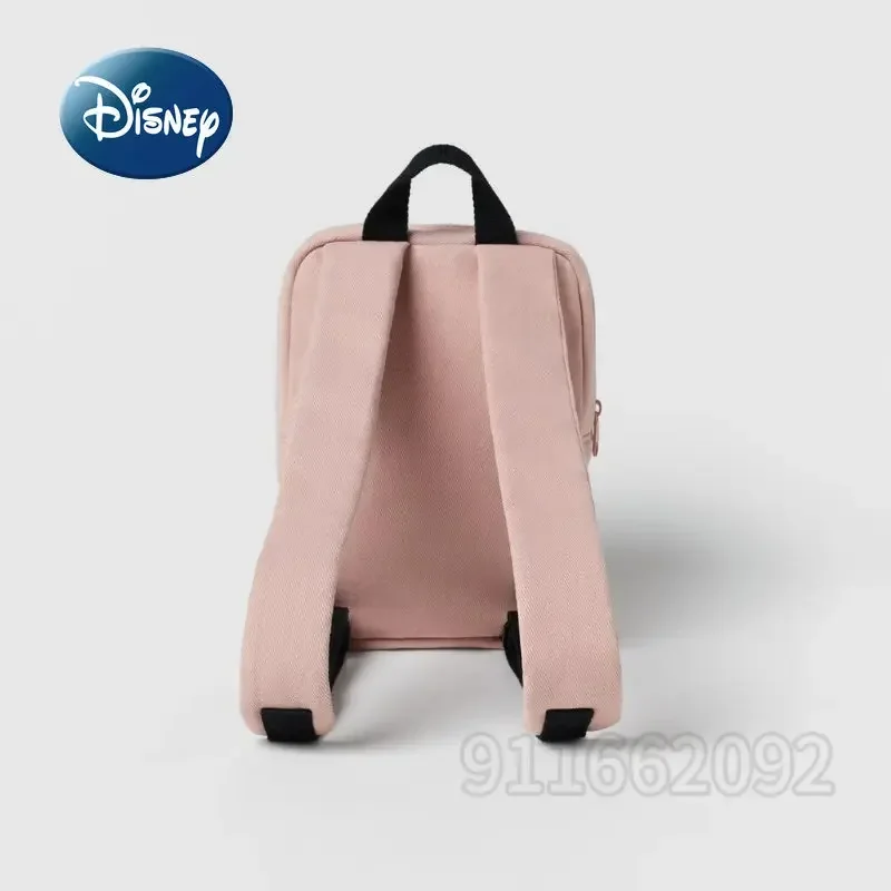 Disney Minnie Original New Girl Backpack Luxury Brand Cartoon Embroidered Girl Backpack Embroidered Pink Cute Mini Schoolbag