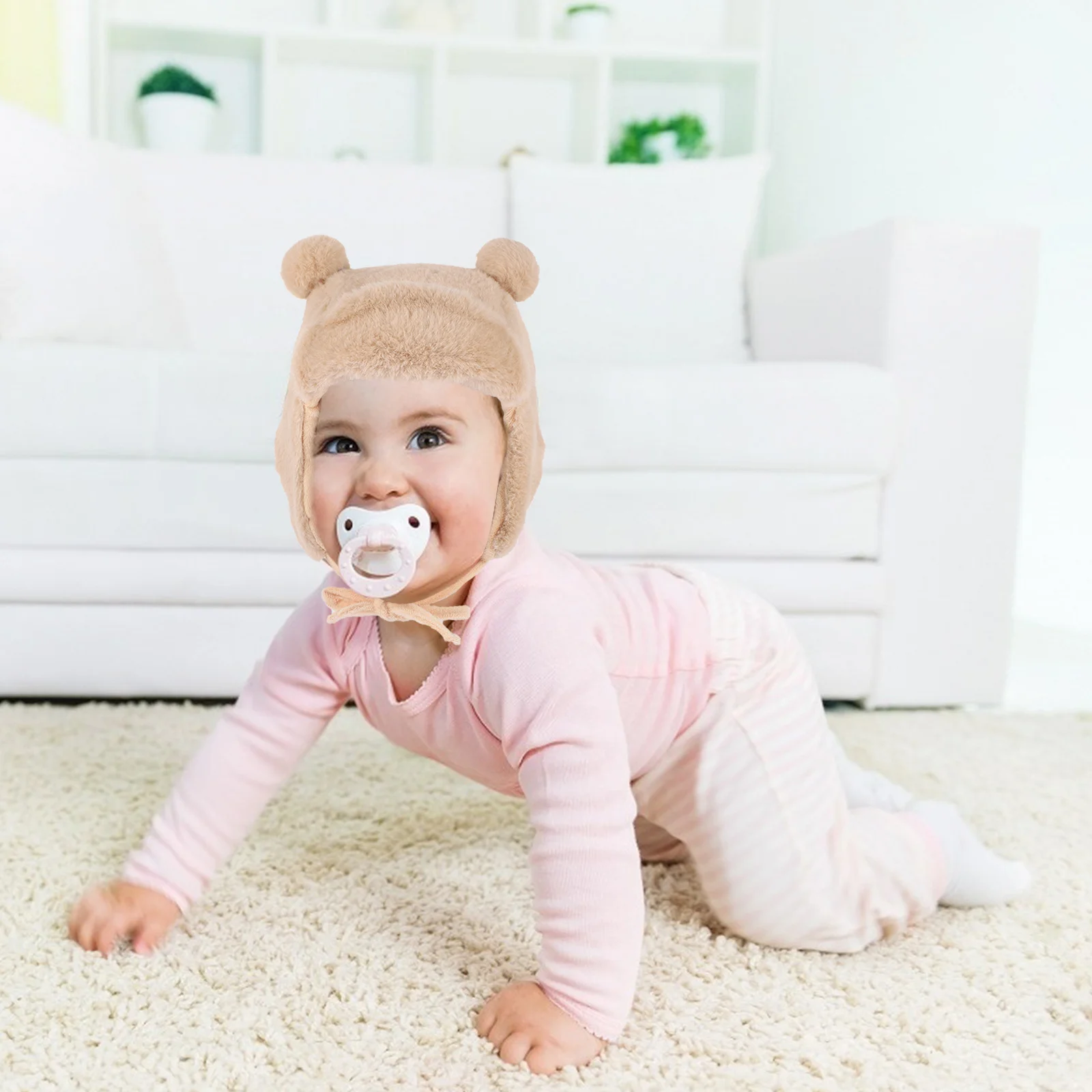 

Зимняя теплая шапка с ушками, детский головной убор с героями мультфильмов, детская зимняя шапка, мягкие защитные шапки для ушей, головной убор с героями мультфильмов, теплые -Gear