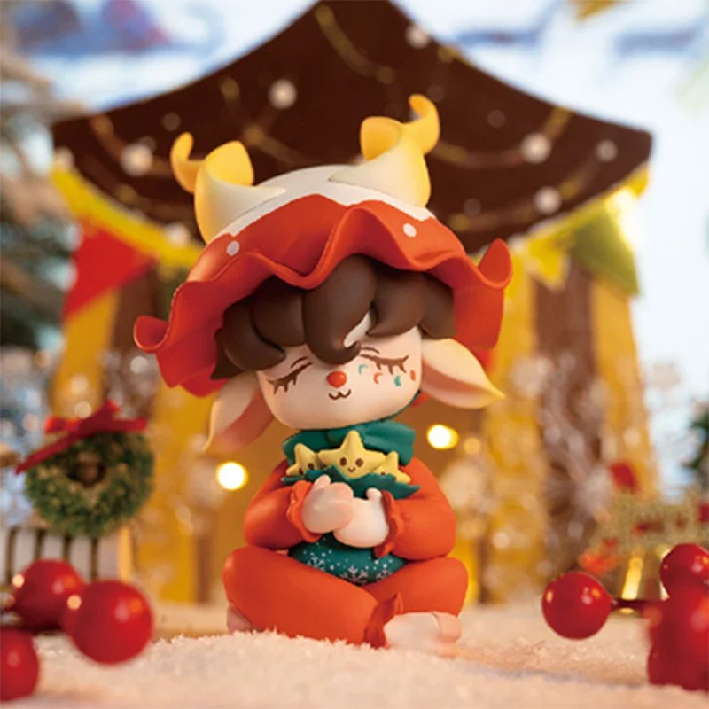 

Новая ночная рубашка, ночной спящий Бог, Рождество, первый снег, детская кавайная модель, украшение для дома, фигурка для девочек, подарок на день рождения