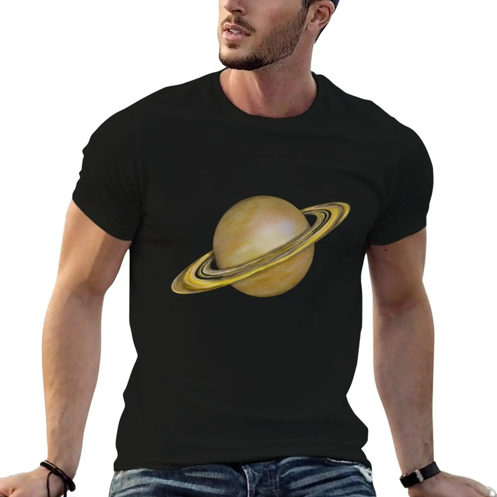 

g cotton men Saturn quality t shirts t man for high T-Shirt shirts