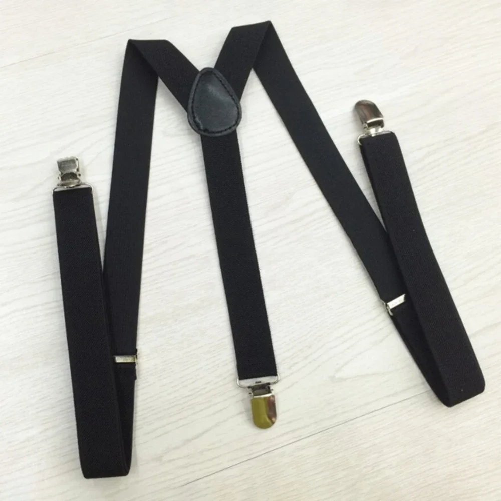Practical Useful Suspender Men Braces Replacement Triangle High Quality 1x Elastic Washable Belt Elastic Webbing