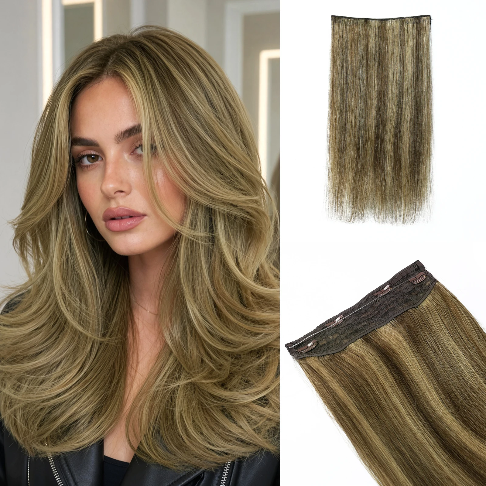 extension-halo-in-capelli-umani-16-18-20-pollici-capelli-lisci-con-riflessi-bronzati-con-filo-e-4-clip-volume-e-lunghezza-naturali