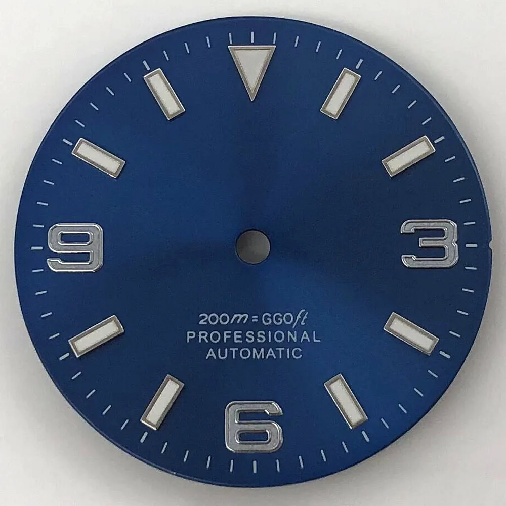 29mm Dial Luminous Fit Miyota8205/8215/821A ETA2836/2824 NH35 NH36 Mingzhu2813/3804 Movement Blue Green Black Red