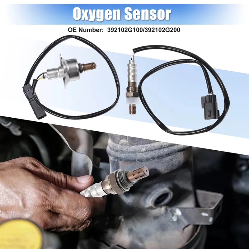 

2pcs Up+Downstream Oxygen O2 Sensor For Hyundai Tucson Sonata for Kia Forte Optima Sportage 2.0L 2.4L 39210-2G100 39210-2G200